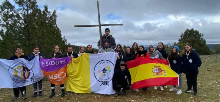 Grupo Scout San Pedro en el Monasterio De La Buenafuente Del Sistal.